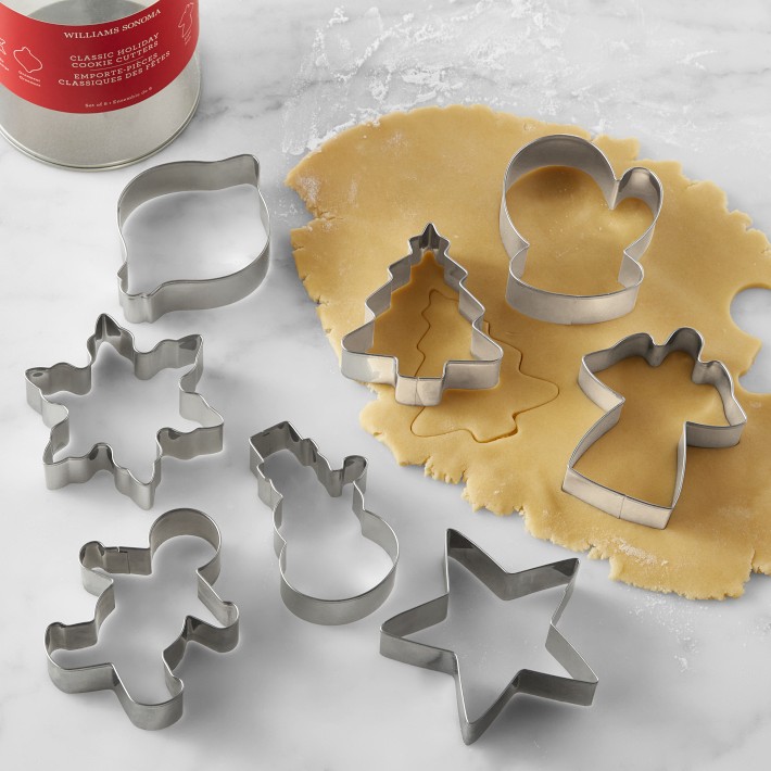 Williams Sonoma Classic Holiday Cookie Cutters, Set of 8  Williams Sonoma