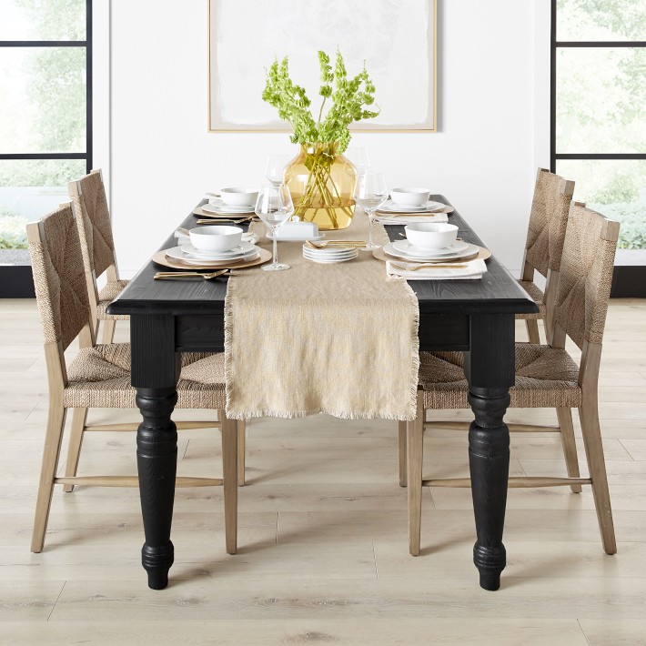 pottery barn harvest dining table