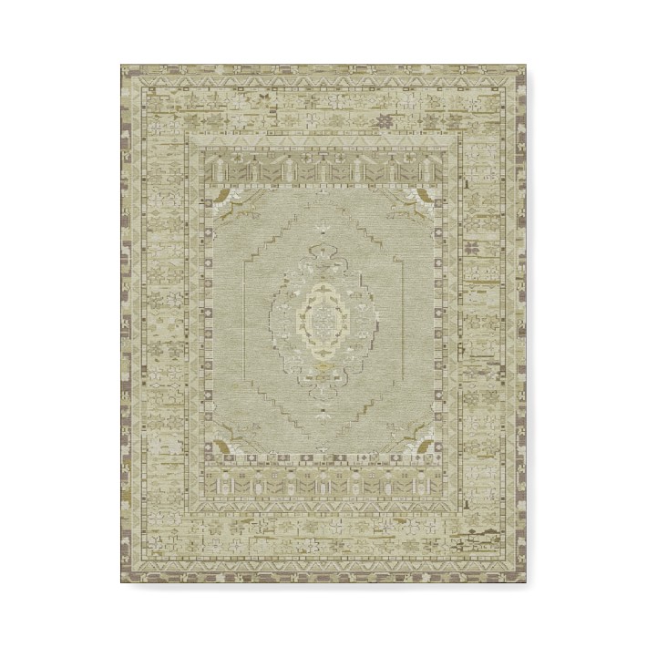 Lustrous Stone Hand Knotted Rug Williams Sonoma