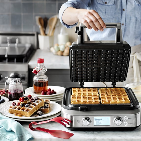 breville 4 slice smart waffle maker