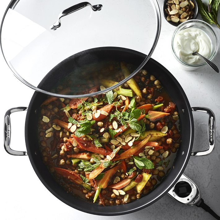 AllClad 7Qt. Nonstick Electric Skillet Williams Sonoma