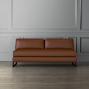 leather sofa no arms