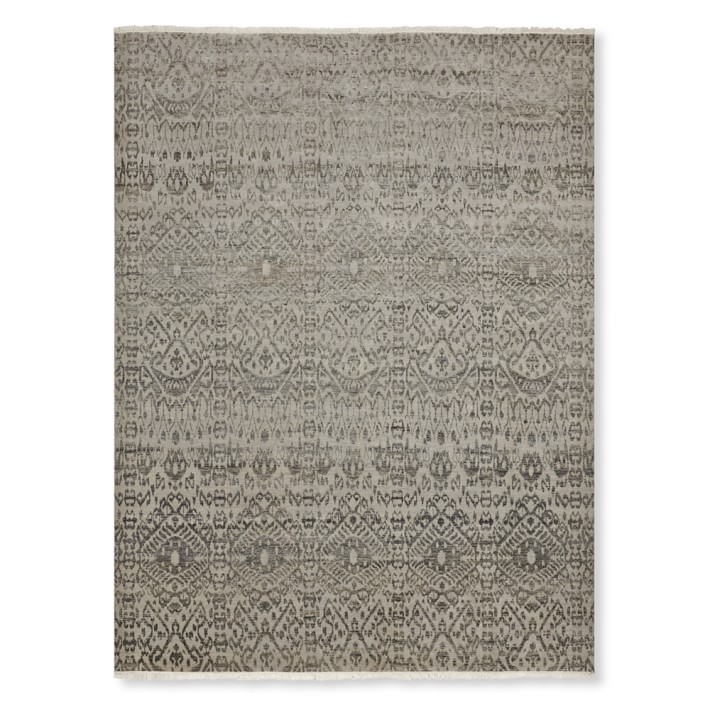 Gissar Ikat Hand Knotted Rug Williams Sonoma