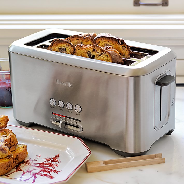 Breville Bit More™ Long Slot 4Slice Toaster Williams Sonoma