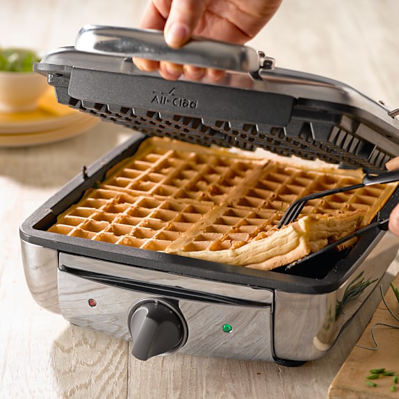 all clad waffle maker directions