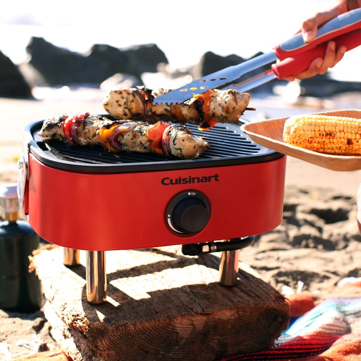 cuisinart venture portable gas grill red