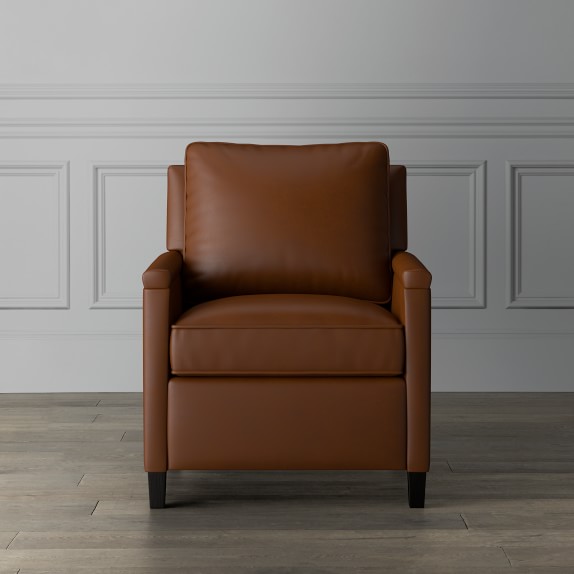 accent recliner leather