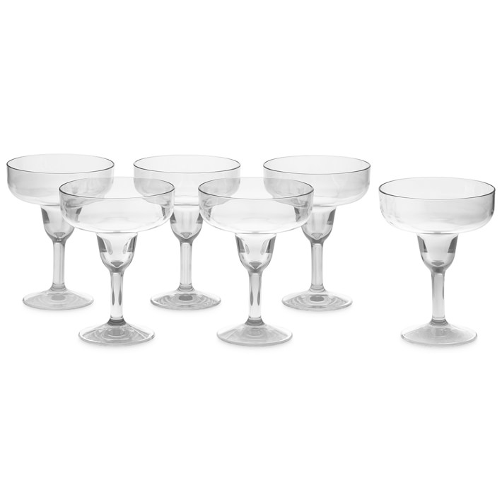 DuraClear® Tritan Margarita Glasses Set of 6 Cocktail Glasses Williams Sonoma