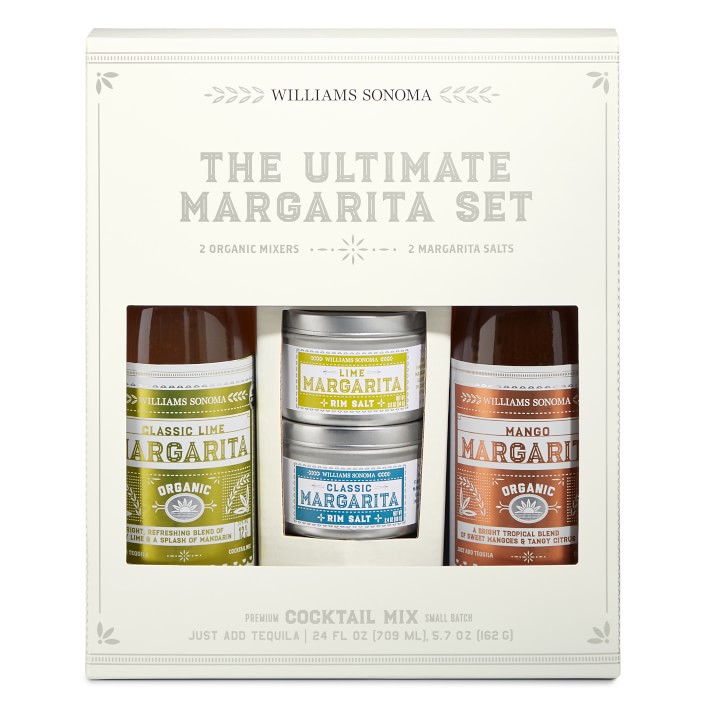 Margarita Mixes with Salt Gift Set Williams Sonoma