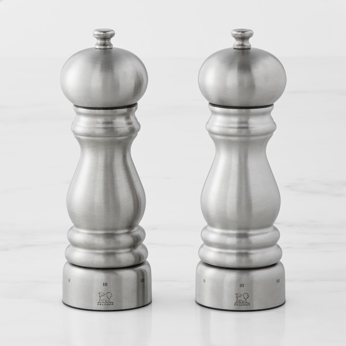 Peugeot Paris Chef Salt & Pepper Mills, Stainless Steel Williams Sonoma