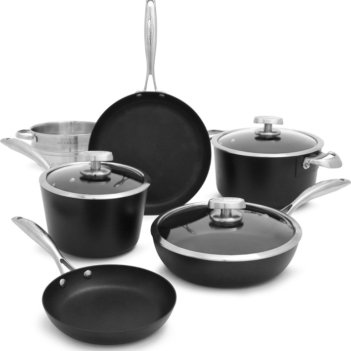 SCANPAN Pro IQ Nonstick 9-Piece Cookware Pots & Pans Sets | Williams Sonoma