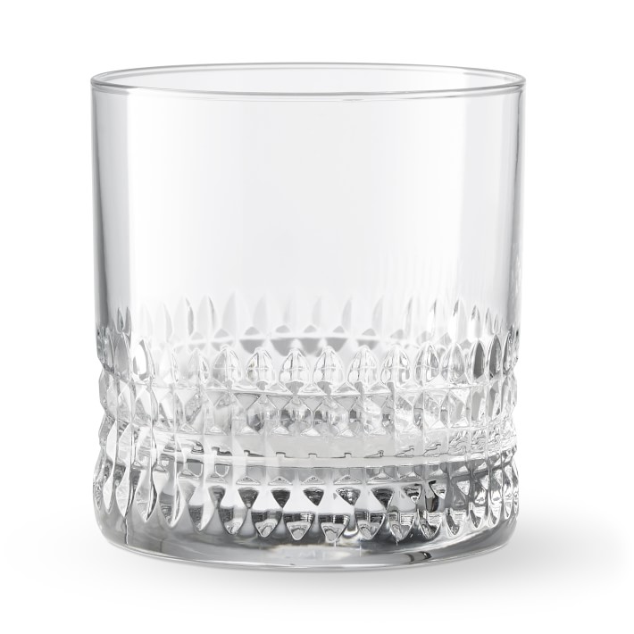 Casamigos Bee Cut Double Old-Fashioned Glasses | Williams Sonoma