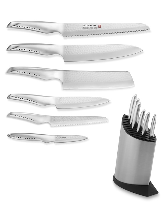 Global Sai Knife Block, Set of 7 Williams Sonoma