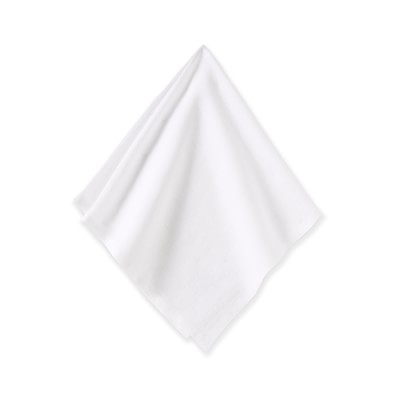 Italian Washed Linen Napkins, Set of 4, White