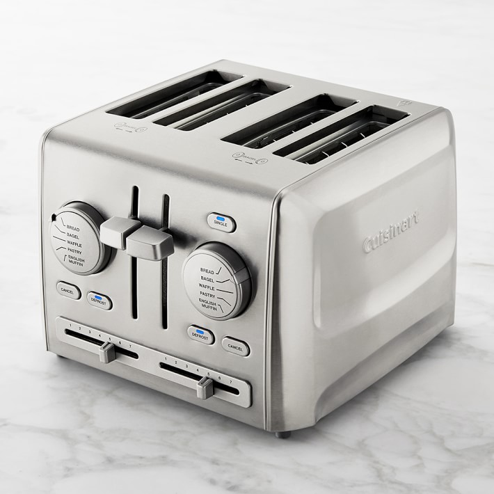 Cuisinart custom select 4 slice toaster williams sonoma