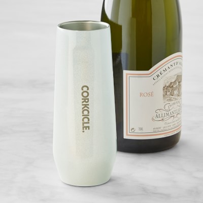 Glampagne Corkcicle 7oz Stemless Flute Sip Champagne in Style 