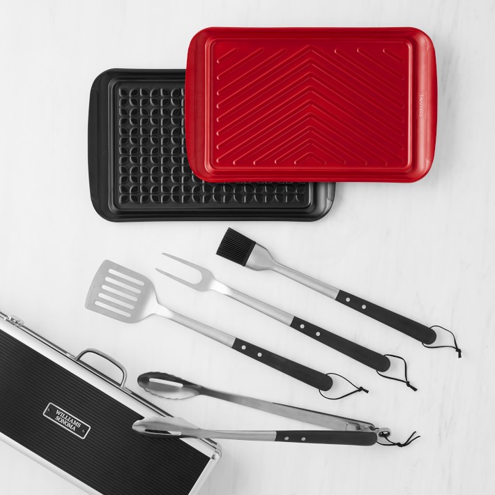 Williams Sonoma Grill Prep Tray & 4Piece BBQ Tool Set Williams Sonoma