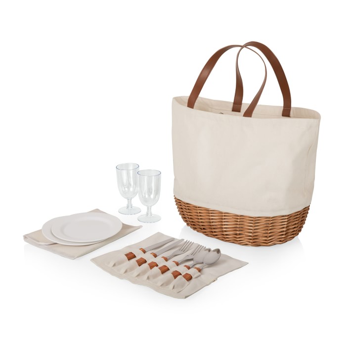 Abingdon Picnic Basket Williams Sonoma