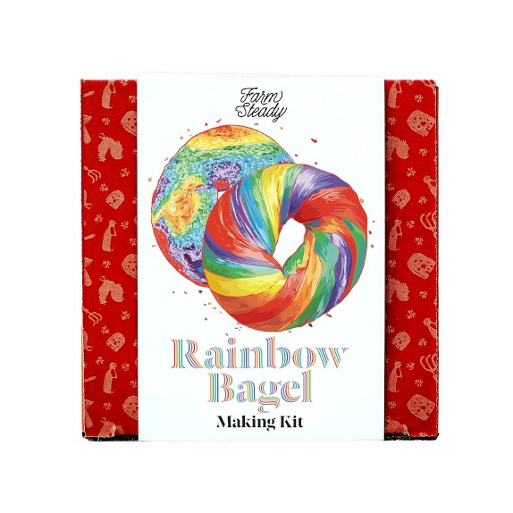 DIY Rainbow Bagel Making Kit Williams Sonoma