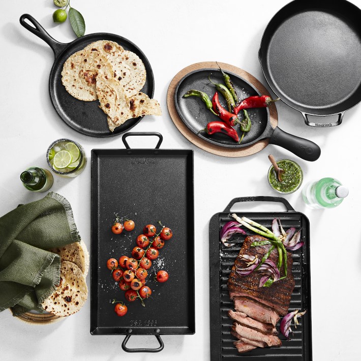 Lodge Seasoned Carbon Steel Griddle | Williams Sonoma