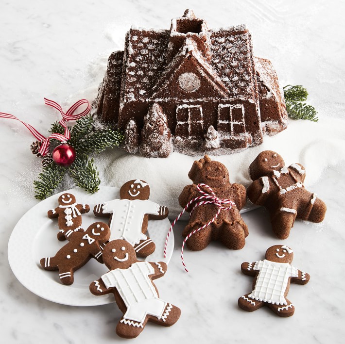 Nordic Ware Gingerbread House Bundt® Pan Williams Sonoma CA Williams Sonoma