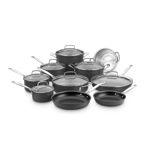 cuisinart chef's classic hard anodized 14 piece