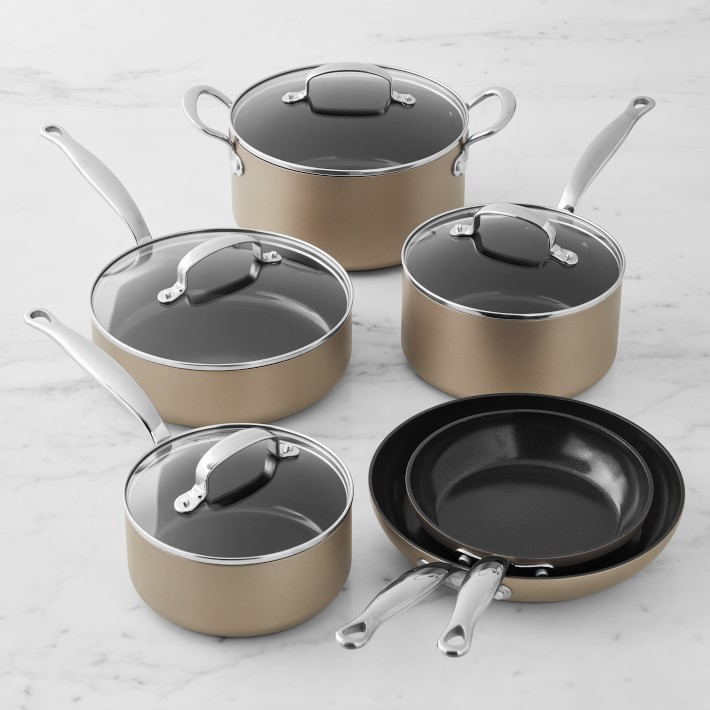 GreenPan™Revolution Ceramic Nonstick 10Piece Cookware Set Williams Sonoma
