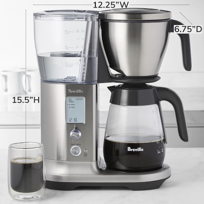 Breville Precision Brewer™ 12-Cup Drip Coffee Maker with Glass Carafe ...