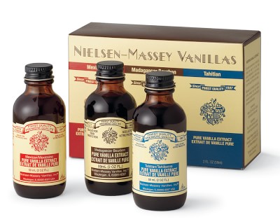 Nielsen-Massey World Vanillas, Madagascar, Tahitian, Mexican, Set of 3
