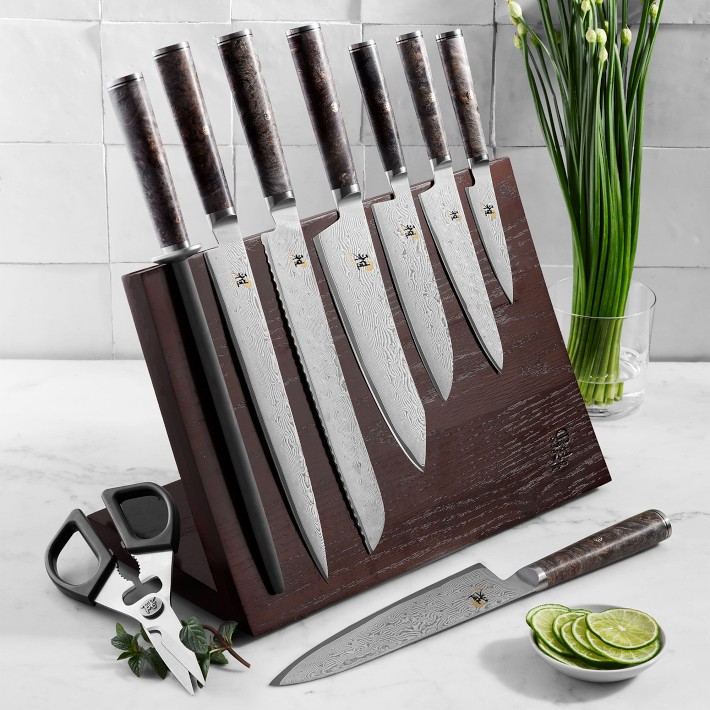 Miyabi Black Easel Knife Block, Set of 10 Williams Sonoma