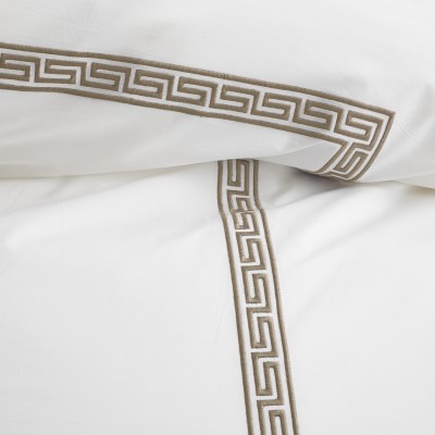 greek key bathrobe
