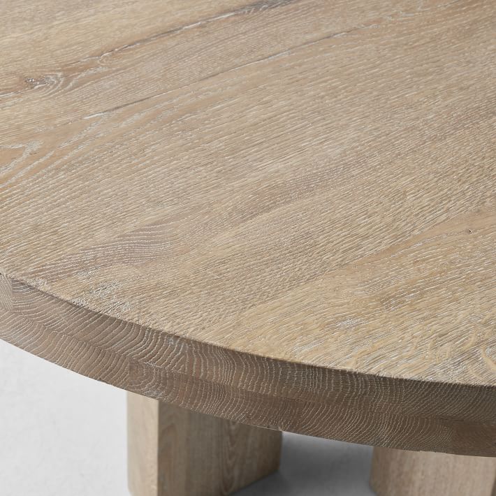 52 round oak table