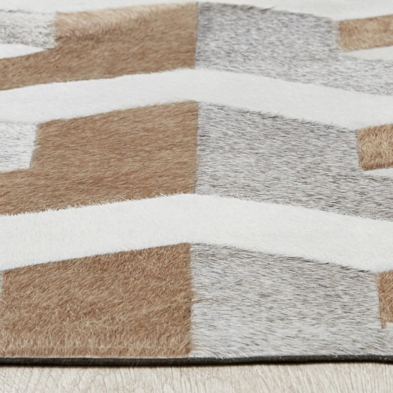 Tetra Pieced Cowhide Rug Williams Sonoma