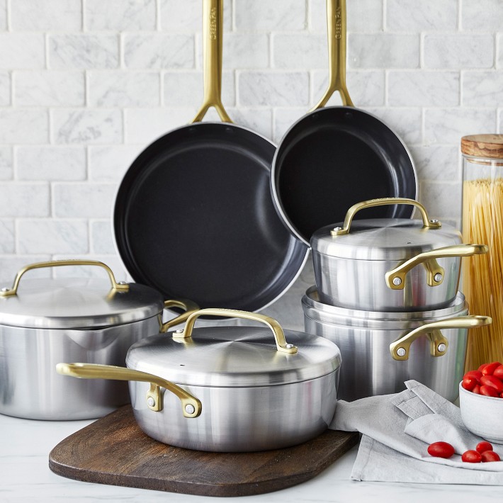 GreenPan™ GP5 StainlessSteel Ceramic Nonstick 10Piece Cookware Set