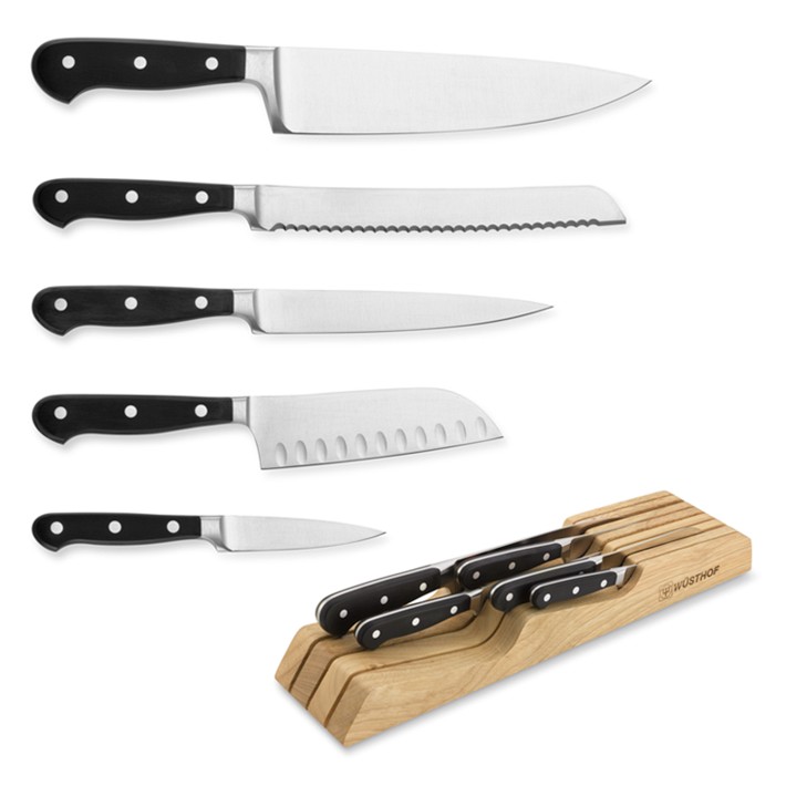 Wüsthof Classic Knives with Drawer Tray, Set of 6 | Williams Sonoma