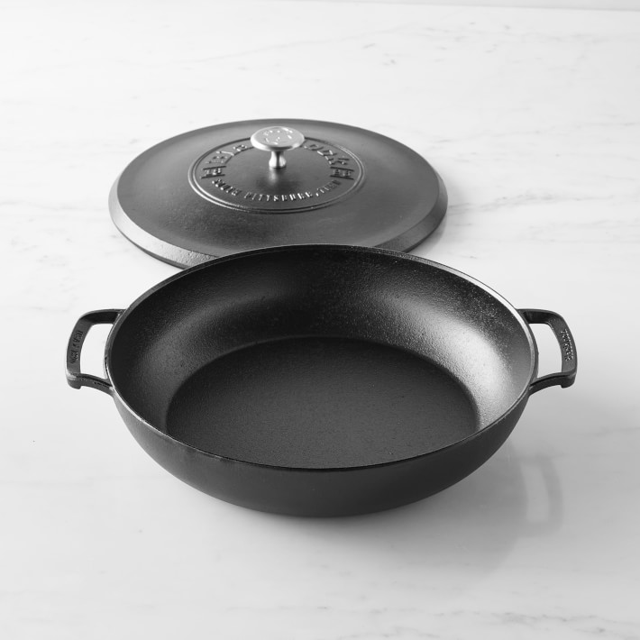 Lodge Blacklock Triple Seasoned Cast Iron Braiser Williams Sonoma