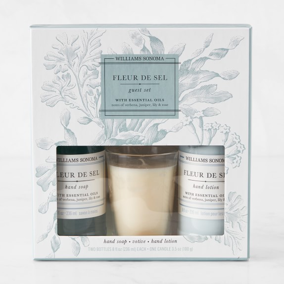 Williams Sonoma Fleur De Sel Guest Gift Set Williams Sonoma