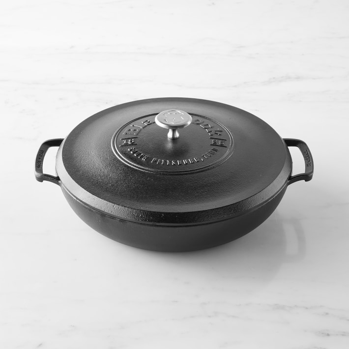 Lodge Blacklock Triple Seasoned Cast Iron Braiser Williams Sonoma