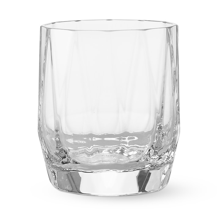 Williams Sonoma Faceted OldFashioned Glasses Williams Sonoma CA