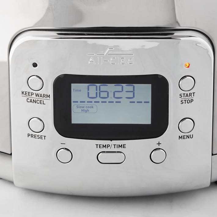 AllClad Cast Iron Electric Slow Cooker 5Qt. Williams Sonoma