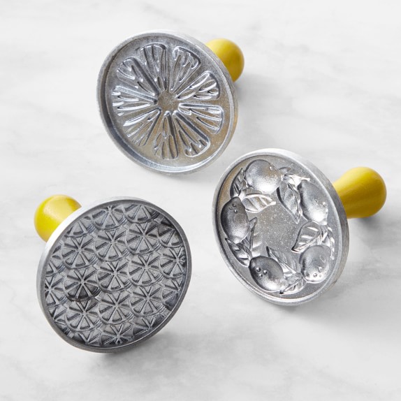 Nordic Ware Cast Aluminum Citrus Cookie Stamps, Set of 3 Williams Sonoma