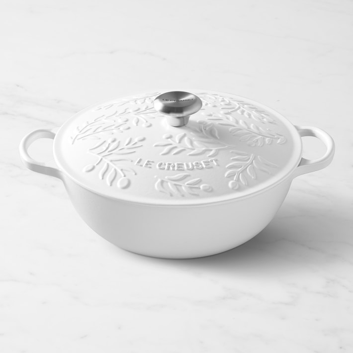 Le Creuset Enameled Cast Iron Olive Branch Soup Pot, 5 1/2-Qt.