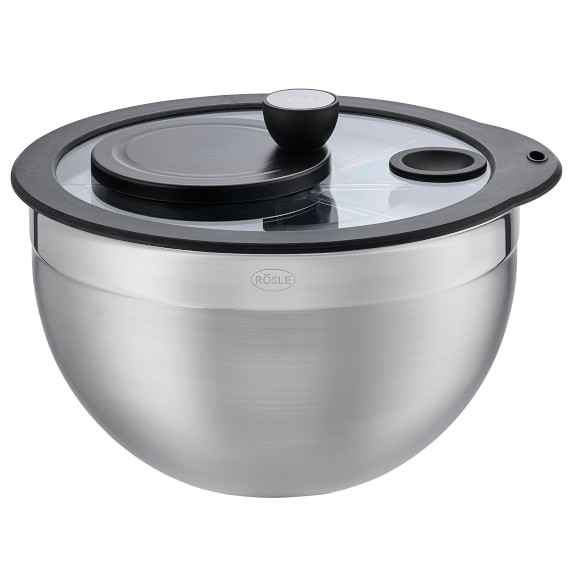 Rösle StainlessSteel Salad Spinner Williams Sonoma
