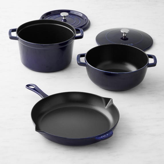 Staub Enameled Cast Iron 5Piece Cookware Set Williams Sonoma