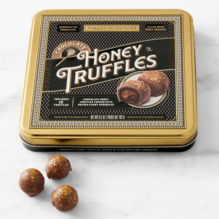 Chocolate Honey Truffles Tin Williams Sonoma