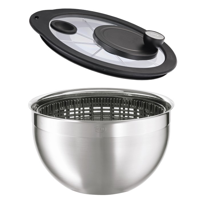 Rösle StainlessSteel Salad Spinner Williams Sonoma