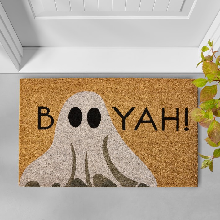 Williams Sonoma BOO Yah! Doormat Williams Sonoma