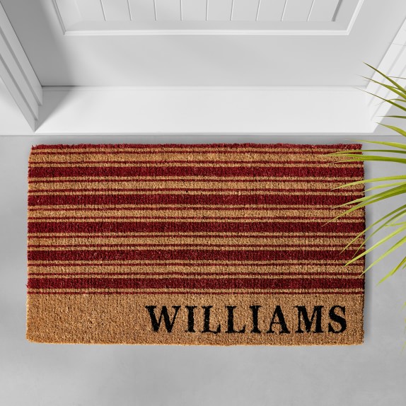 Williams Sonoma Preppy Stripe Doormat Williams Sonoma