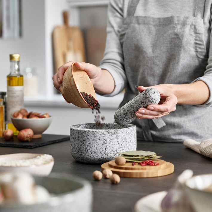 Joseph Joseph Dash Pestle & Mortar with Bamboo Lid Williams Sonoma