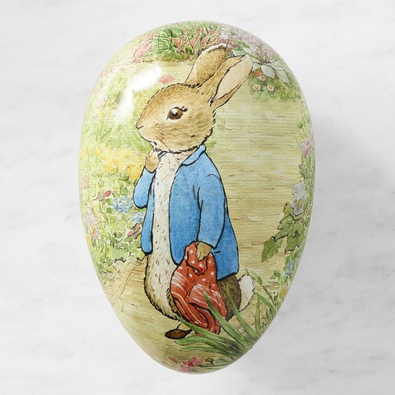 Peter Rabbit Large Easter Mache Egg | Williams Sonoma